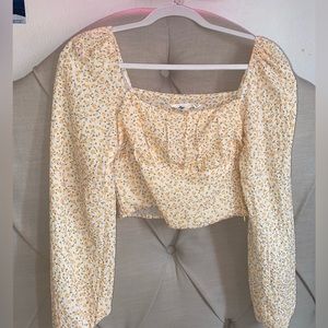 Floral long sleeve shirt